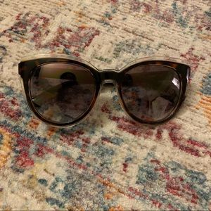 7 For All Mankind Brown and Clear Sunglasses.